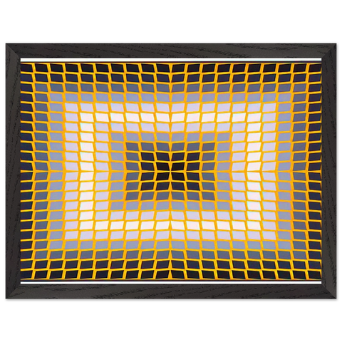 Quasar Dia - 1965 by Victor Vasarely — Framed art print at Zephyeer