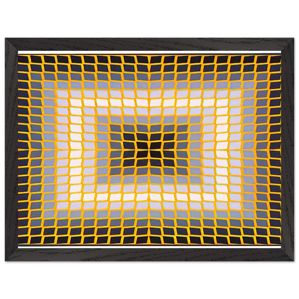 Quasar Dia - 1965 by Victor Vasarely — Framed art print at Zephyeer
