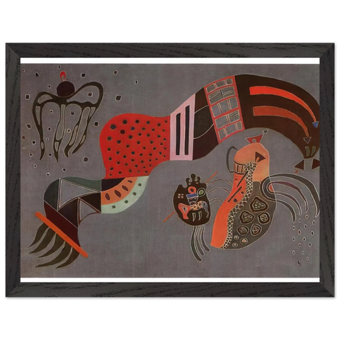TEMPERED ELAN 1944 by Wassily Kandinsky — Framed art print at Zephyeer