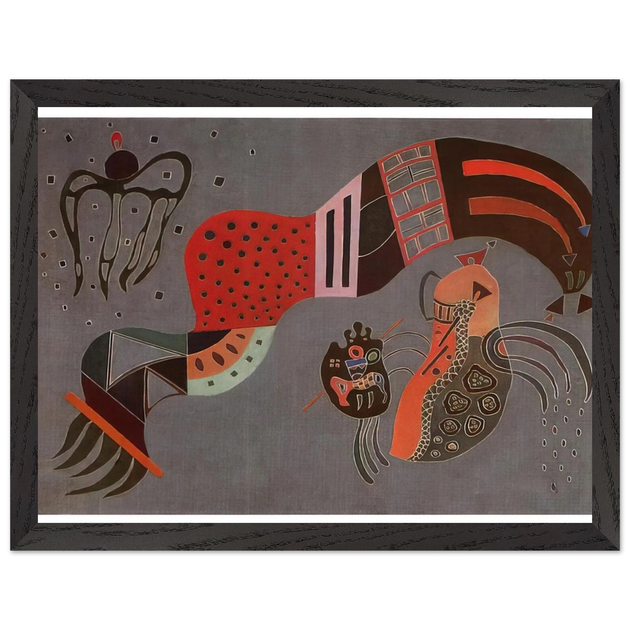 TEMPERED ELAN 1944 by Wassily Kandinsky — Framed art print at Zephyeer