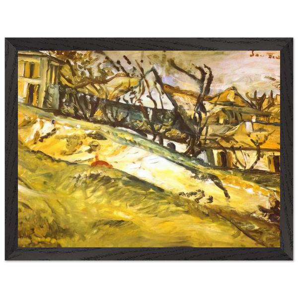 LANDSCAPE 1 by Chaim Soutine — Framed art print at Zephyeer