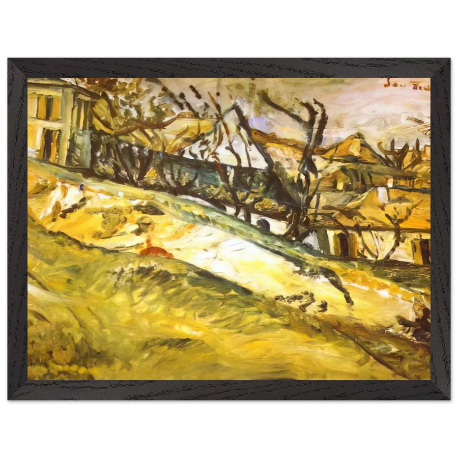 LANDSCAPE 1 by Chaim Soutine — Framed art print at Zephyeer