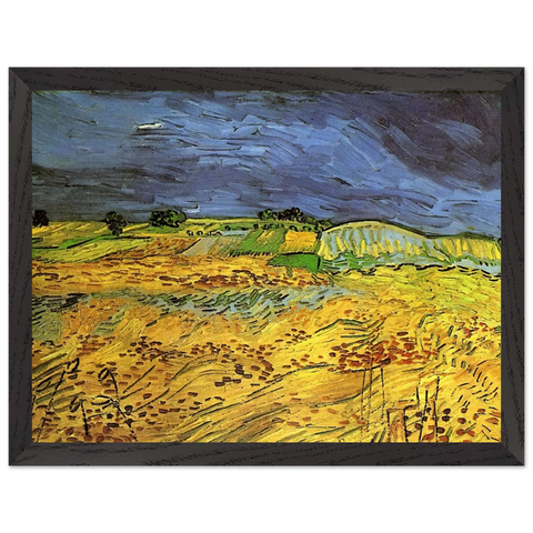 The Fields by Vincent van Gogh — Framed art print at Zephyeer