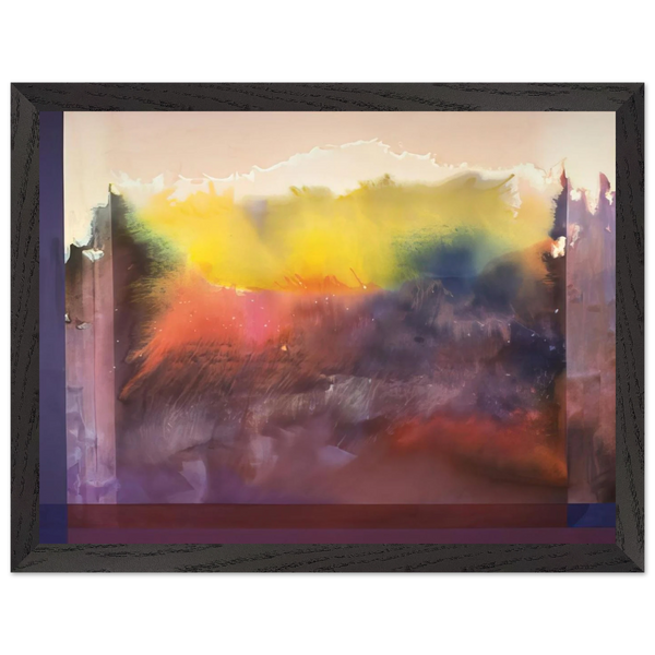 Vision Of Paradise - 1985 by Ronnie Landfield — Framed art print at Zephyeer