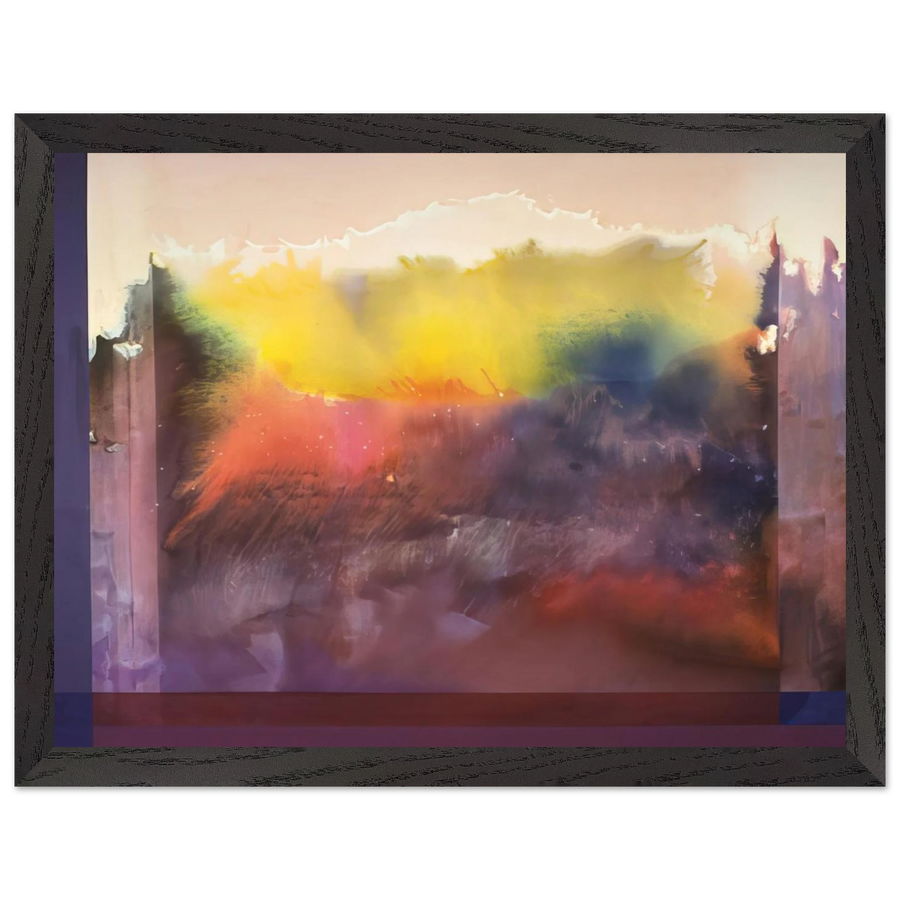 Vision Of Paradise - 1985 by Ronnie Landfield — Framed art print at Zephyeer