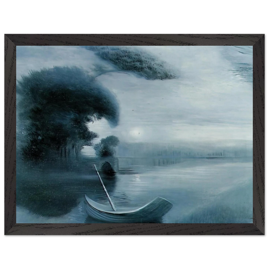 METAMORPHOSIS OF HITLER S FACE INTO A MOONLIT LANDSCAPE WITH ACCOMPANIMENT by Salvador Dali — Framed art print at Zephyeer