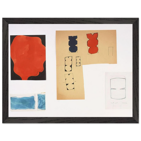 Tablet #91 by Ellsworth Kelly — Framed art print at Zephyeer