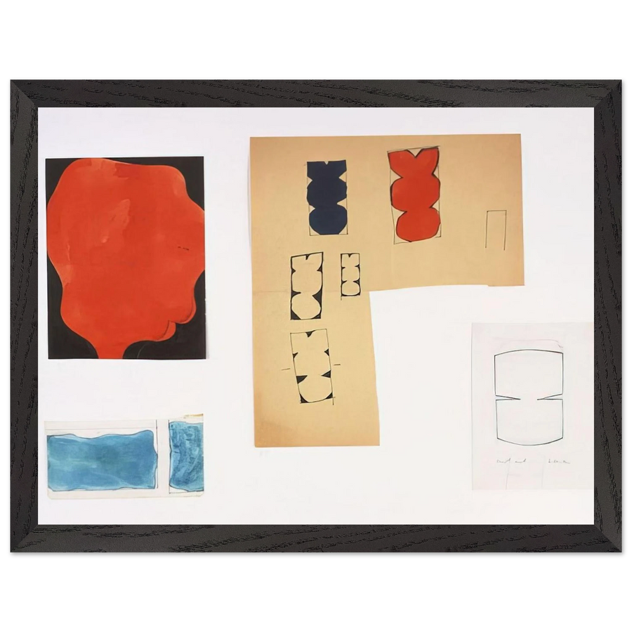 Tablet #91 by Ellsworth Kelly — Framed art print at Zephyeer