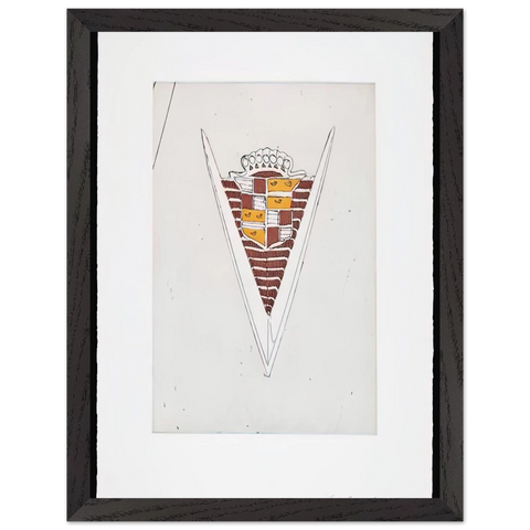CADILLAC MOTOR CITY SERIES 2009 by Edward Ruscha — Framed art print at Zephyeer