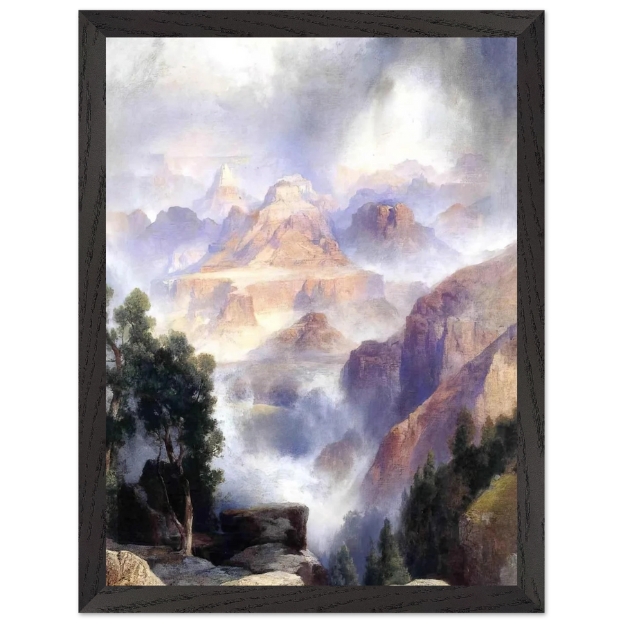 A Showery Day, Grand Canyon by Thomas Moran — Framed art print at Zephyeer