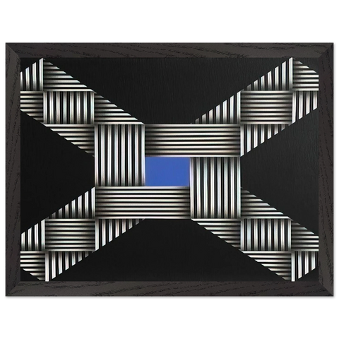 O.V.N.I. - 1967 by Omar Rayo — Framed art print at Zephyeer