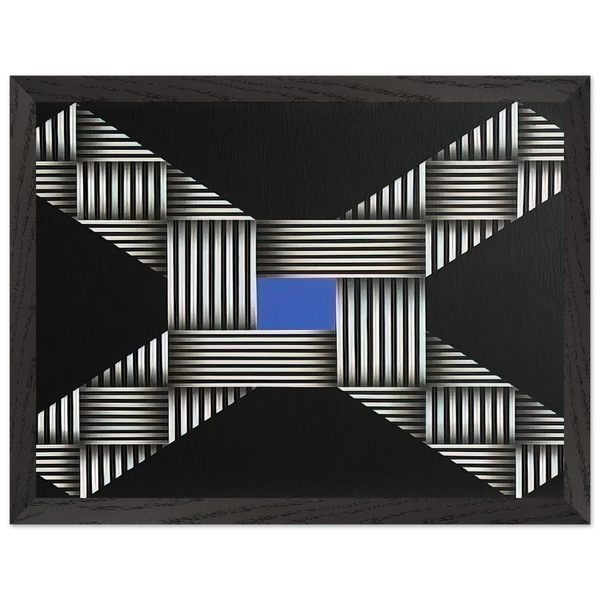 O.V.N.I. - 1967 by Omar Rayo — Framed art print at Zephyeer