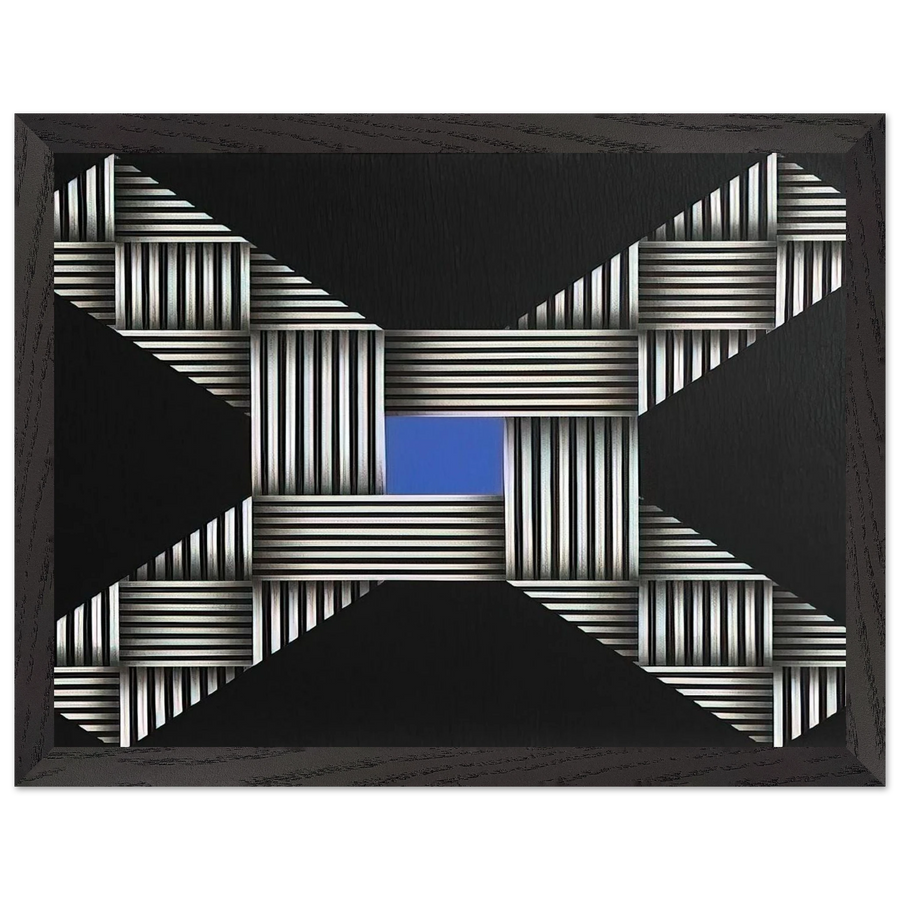 O.V.N.I. - 1967 by Omar Rayo — Framed art print at Zephyeer