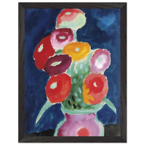 BLUMEN IN EINER VASE 1918 by Alexej von Jawlensky — Framed art print at Zephyeer
