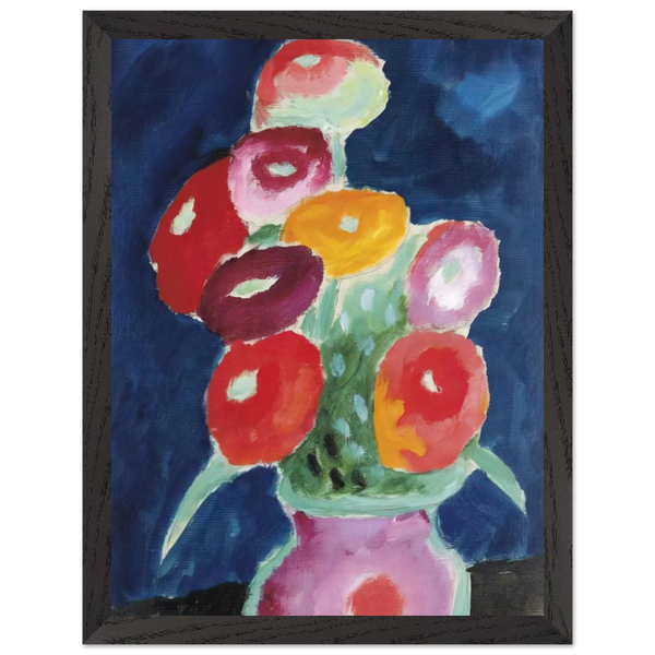 BLUMEN IN EINER VASE 1918 by Alexej von Jawlensky — Framed art print at Zephyeer