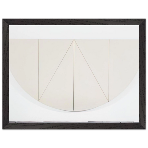 1 2 MANILLA CURVED AREA 1967 by Robert Mangold — Framed art print at Zephyeer