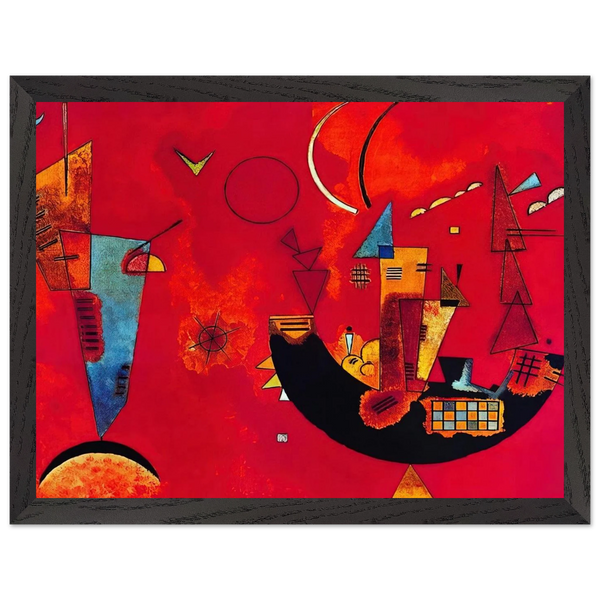 MIT UND GEGEN 1929 by Wassily Kandinsky — Framed art print at Zephyeer