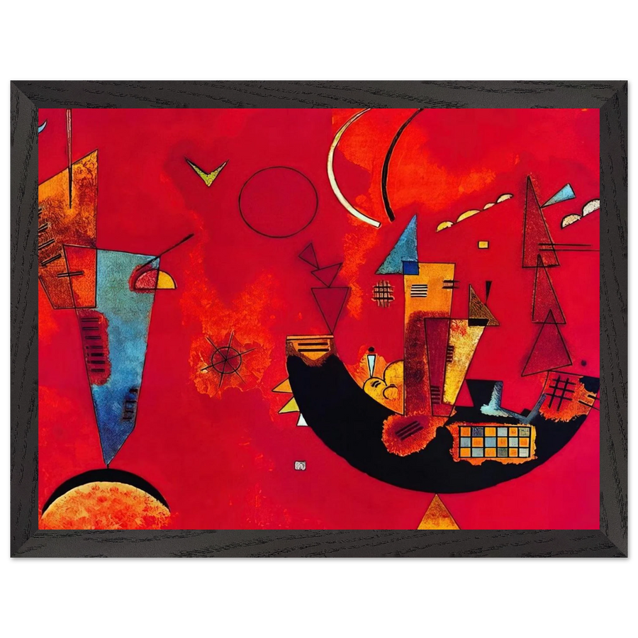 MIT UND GEGEN 1929 by Wassily Kandinsky — Framed art print at Zephyeer