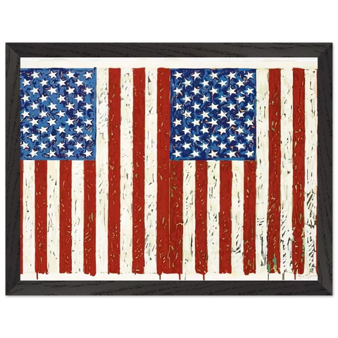 FLAGS I ULAE 128 by Jasper Johns — Framed art print at Zephyeer