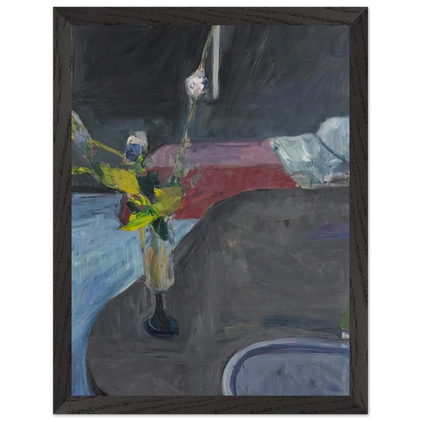 Interior with Flowers by Richard Diebenkorn — Framed art print at Zephyeer
