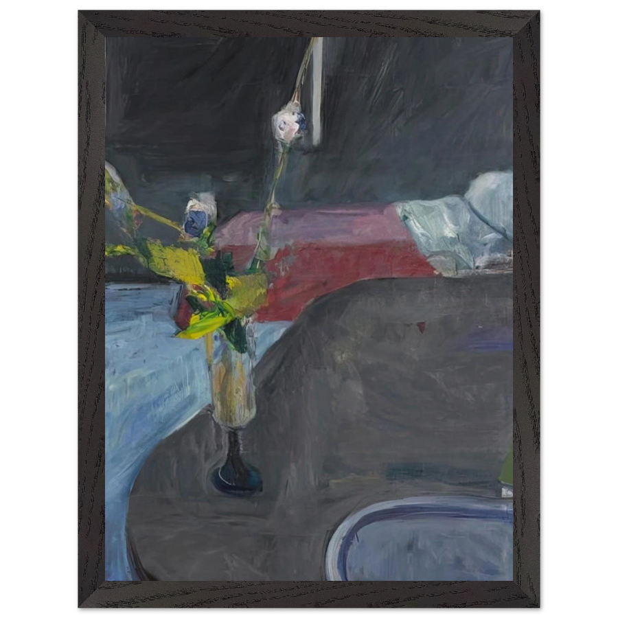 Interior with Flowers by Richard Diebenkorn — Framed art print at Zephyeer