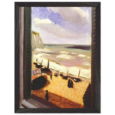 OPEN WINDOW AT ETRETAT 1921 by Henri Matisse — Framed art print at Zephyeer
