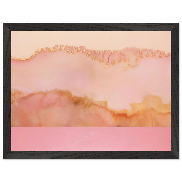 Pale Goddess - 1978 by Ronnie Landfield — Framed art print at Zephyeer