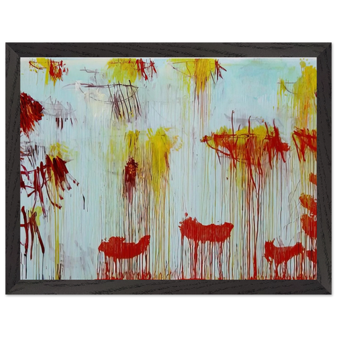 Lepanto, Part XI by Cy Twombly — Framed art print at Zephyeer