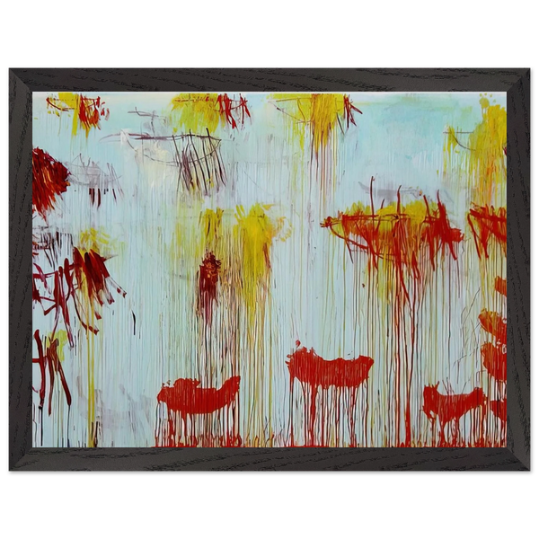 Lepanto, Part XI by Cy Twombly — Framed art print at Zephyeer