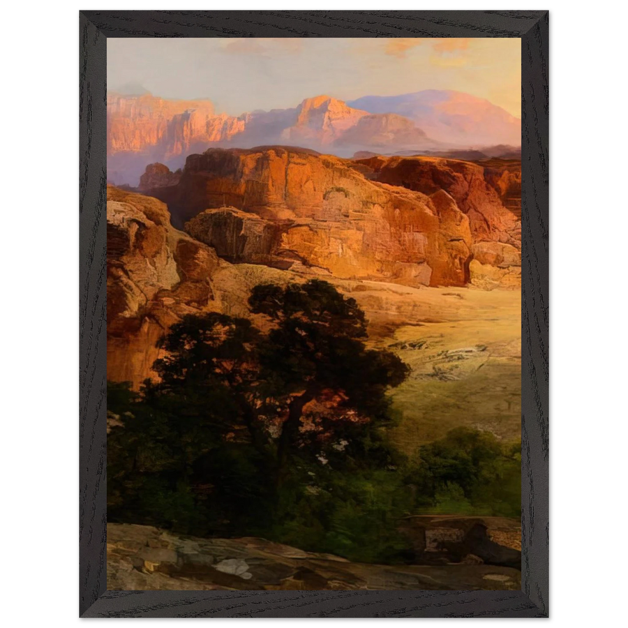 A Water Pocket Northern Arizona by Thomas Moran — Framed art print at Zephyeer