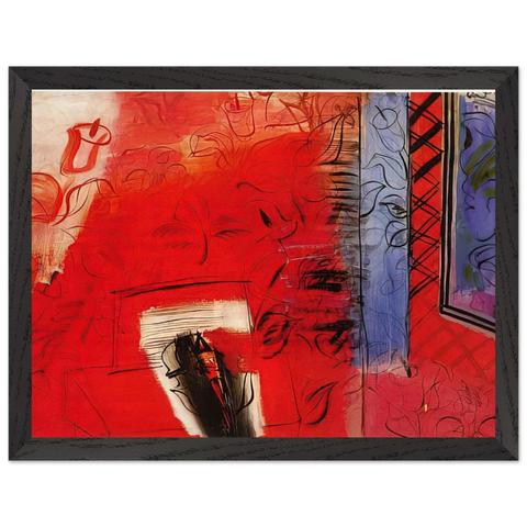 STILL LIFE WITH VIOLIN HOMMAGE TO BACH 1952 by Raoul Dufy — Framed art print at Zephyeer
