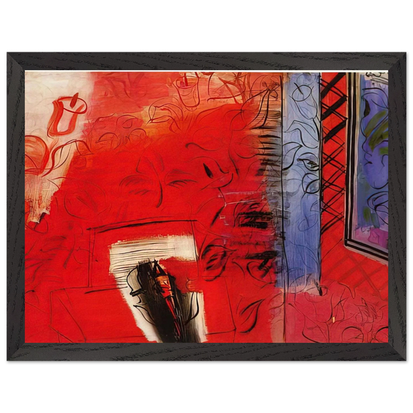 STILL LIFE WITH VIOLIN HOMMAGE TO BACH 1952 by Raoul Dufy — Framed art print at Zephyeer