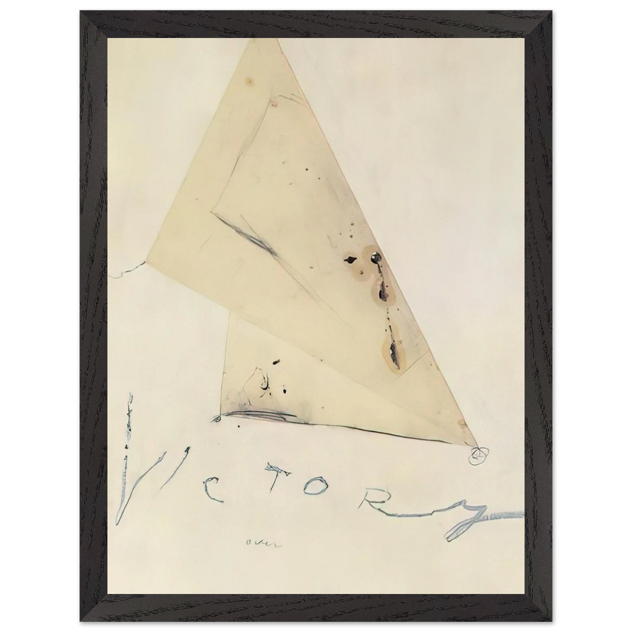 Victory by Cy Twombly — Framed art print at Zephyeer
