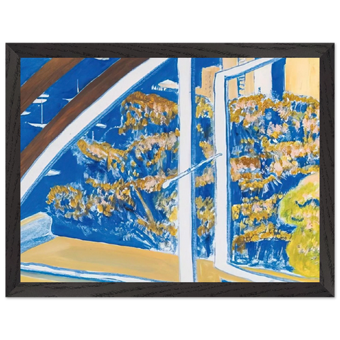 The Window, Lavender Bay - 1980 by Brett Whiteley — Framed art print at Zephyeer