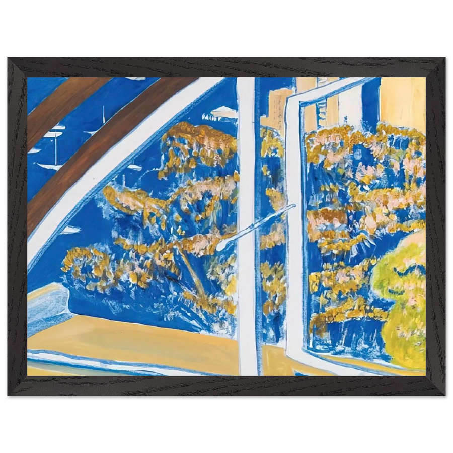 The Window, Lavender Bay - 1980 by Brett Whiteley — Framed art print at Zephyeer