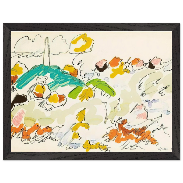 Paysage de mer - 1950 by Charles Lapicque — Framed art print at Zephyeer