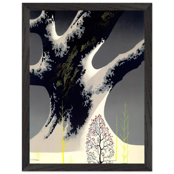 Winter Oak by Eyvind Earle — Framed art print at Zephyeer