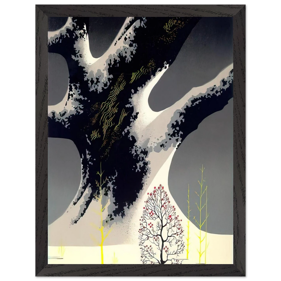 Winter Oak by Eyvind Earle — Framed art print at Zephyeer