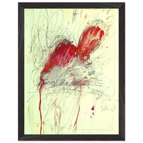 Leda and the Swan by Cy Twombly — Framed art print at Zephyeer
