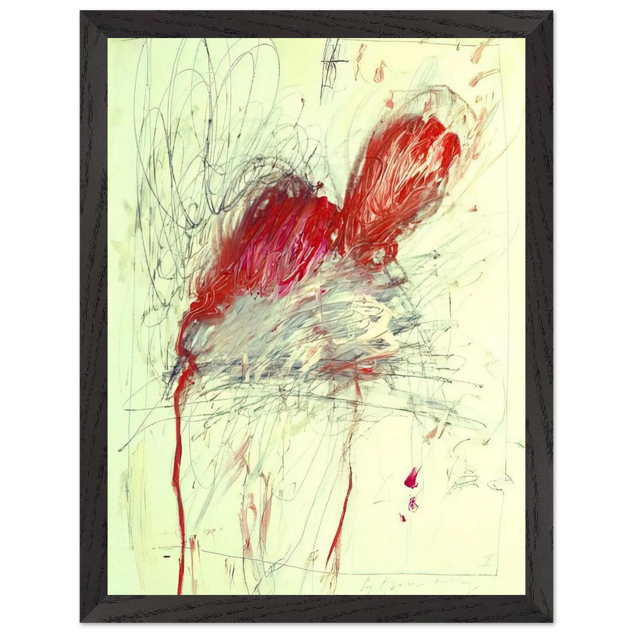 Leda and the Swan by Cy Twombly — Framed art print at Zephyeer