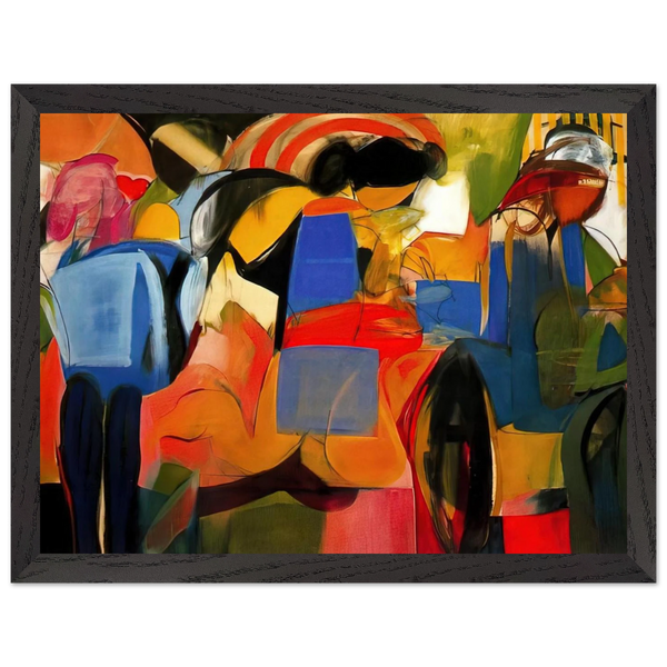 Facade - Abstract Expressionism by Miriam Schapiro — Framed art print at Zephyeer