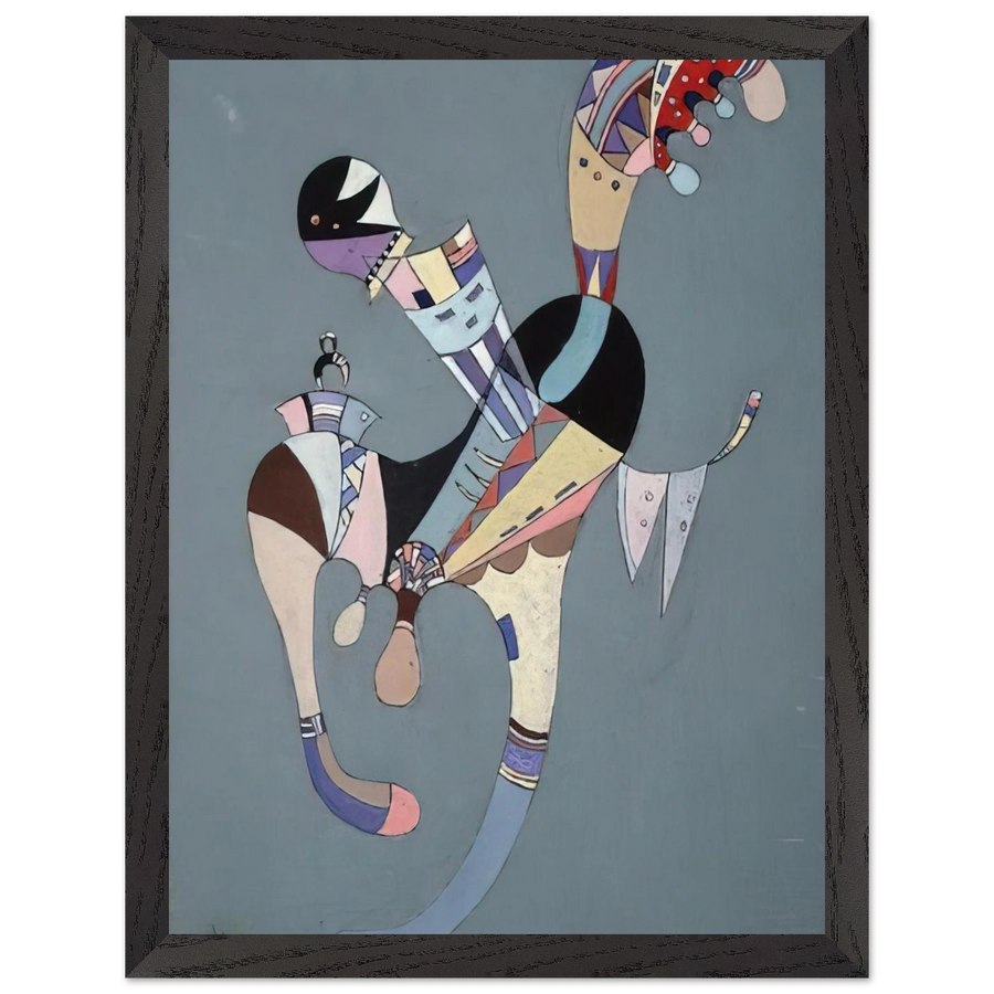 A FLOATING FIGURE 1942 by Wassily Kandinsky — Framed art print at Zephyeer