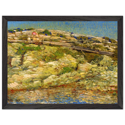 Walk Around the Island by Childe Hassam — Framed art print at Zephyeer