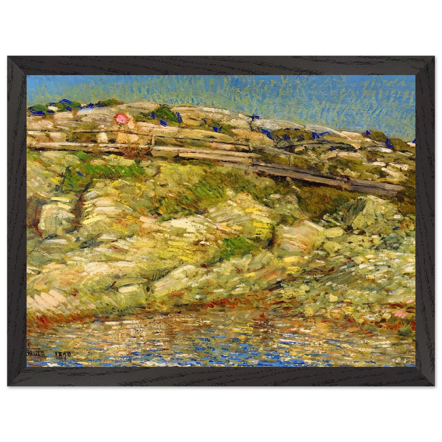 Walk Around the Island by Childe Hassam — Framed art print at Zephyeer