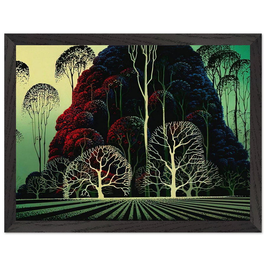 Eucalyptus Forest by Eyvind Earle — Framed art print at Zephyeer
