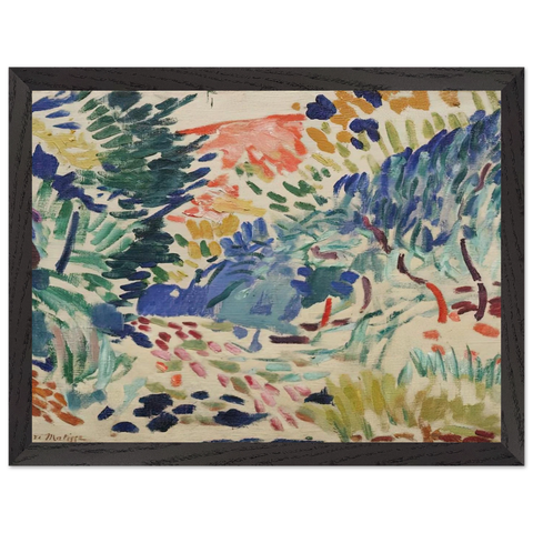 LANDSCAPE AT COLLIOURE 1905 by Henri Matisse — Framed art print at Zephyeer