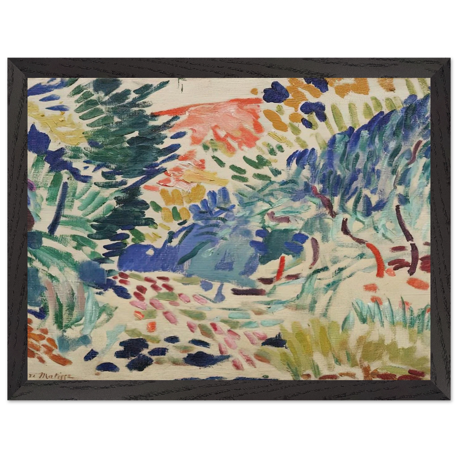 LANDSCAPE AT COLLIOURE 1905 by Henri Matisse — Framed art print at Zephyeer