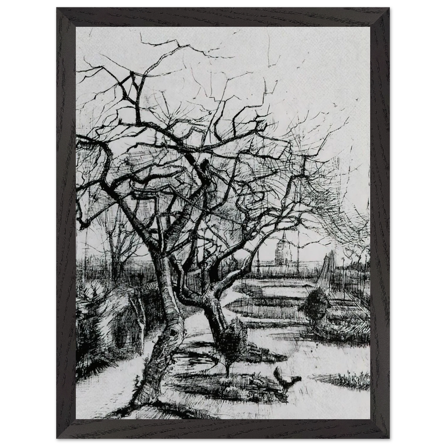 Parsonage Garden by Vincent van Gogh — Framed art print at Zephyeer