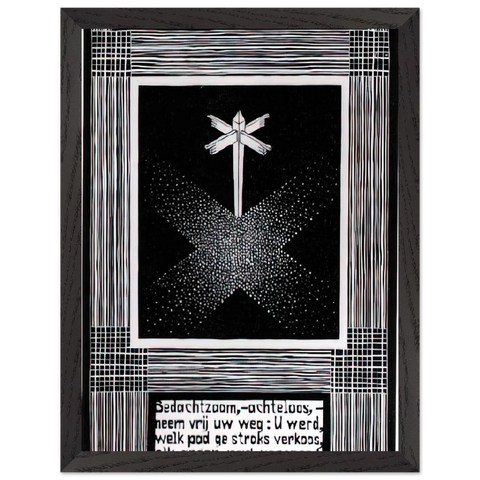 EMBLEMATA SIGNPOST by MC Escher — Framed art print at Zephyeer