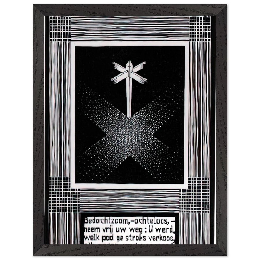 EMBLEMATA SIGNPOST by MC Escher — Framed art print at Zephyeer